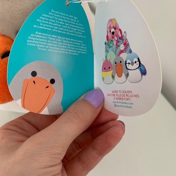 Deniz Pelican Squishmallow 5” - Picture 3 of 6